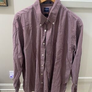 Arrow Men's Striped XL Crimson Shirt